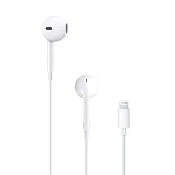 Apple Wired in Ear EarPods with Mic & Lightning Connector (White)