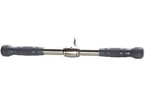 G5 HT SPORT poulie variées et Outils pour câbles Simple, poignée Double, Corde Triceps Adulte Unisexe, Barre tricyptes Droite, Taille Unique