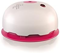Lumens Archi ? Replaces Your Smoke Detector Base/Bell Pendant Light White/Pink