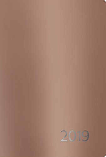 Agenda Metallic kupfer L 311119 2019: Terminplaner groß. DIN A5 Terminkalender Ringbuch mit Wochenkalender und Jahresplaner 2019/2020.