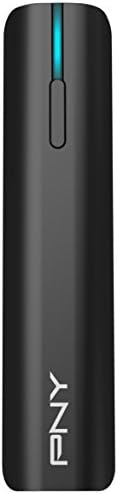 PNY T2200 PowerPack 2200mAh Portable Battery for iPhone & Smartphones - Black - Charge On The Go (P-B-2200-1-K01-RB)
