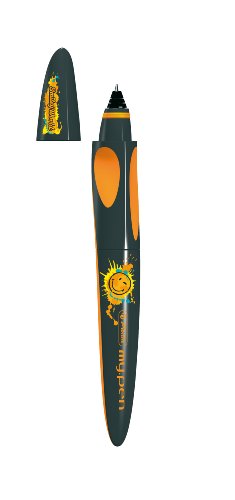 Herlitz 11291994 Tintenroller my.pen, Smiley, Limited Edition, schwarz/orange - 2