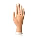 CINEEN Nail Art Movable Practice Model Hand for Nail Art Training Tips Soft Practice Hand Flexible Silicone Prosthetic Hand Manicure Tool...