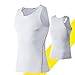 Produktbild Swallowuk Herren Compression Tank top Unterhemden Elastic Fitness Stringer Gym Shirt Weste Sport Vest Muscleshirt (3XL, Weiß)