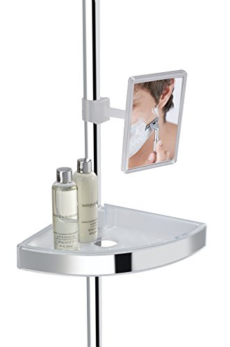 Wenko 22124100 Teleskop Duschecke Premium Aluminium glänzend 20 x 27.5 x 260 cm - 5