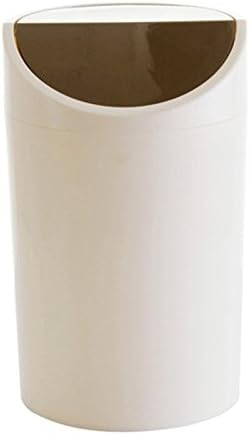 Creative, Cover bedroom Trash Cans plastic Basket household living room with kitchen toilet Cover Trash,Small cfee