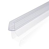 ✔ UNIVERSELL EINSETZBAR: Ideal als Ersatzdichtung zum Austauschen Ihrer bestehenden Gummidichtung. Sie können die Duschabdichtung einfach vor Ort mit einer Puk Säge, Laubsäge oder einem Cutter Messer auf die richtige Länge zuschneiden.