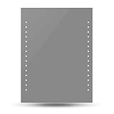 beleuchteter wandspiegel rund Maße: 50 x 60 cm（L x H) vidaXL Badspiegel Lichtspiegel LED Spiegel beleuchteter Wandspiegel 50x60 cm