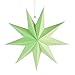 Produktbild SUPVOX Papier Lampenschirm Handmade Star Lantern Umweltfreundliche Lampe Zubehör 30cm (Mintgrün)