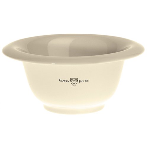 Edwin Jagger Porcelain Ivory Shaving Bowl with FREE refill