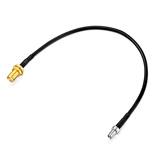 Adaptare 60684 Pigtail TS9-Stecker/Weibliche SMA-Buchse 20 cm (7,9 Zoll) - 3