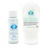 20% Facial Salicylic Acid Peel for Face Anti Acne Treatment, blackhead remover, Chemical facial Peel 30ml + 50ml Neutraliser Gel & free cotton pads