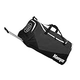 Material: 100% Polyester Kempa Unisex-Erwachsene Trolley L Umhängetasche, (Schwarz), 36x36x74 cm