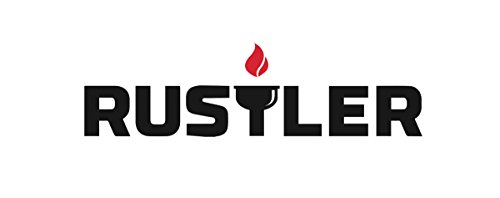 Rustler Grillschale rechteckig aus Karbonstahl mit Antihaftbeschichtung | Grillpfanne für Gemüse, Fisch und Meeresfrüchte geeignet | 34,7 x 24,5 x 2,2 cm | Grillkorb in schwarz - 9