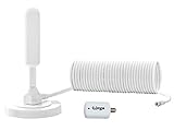 ✔ LEISTUNGSSTARK: Die AVK25 36DBi POWER-PLUS ist eine Leistungsstarke DVB-T2 Antenne mit einem massiven Aluminiumkern und extra langen Empfangskabel aus Kupfer. Der zusätzliche aktive 36DBi-Verstärker ermöglicht eine hervorragende Empfangsleistung an Ihrem Ort.