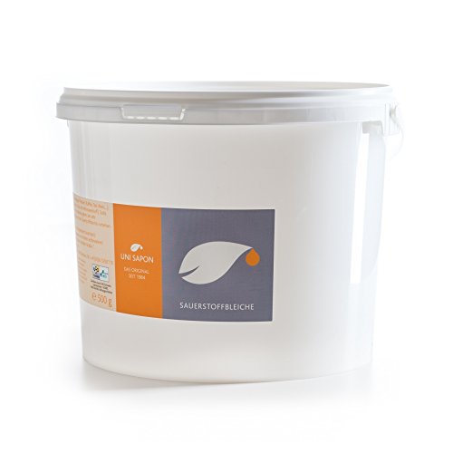 Preisvergleich Produktbild BIO Sauerstoffbleiche von Uni Sapon - mit Aktivsauerstoff - chemiefrei- umweltschonend- zertifiziert - vollständig biologisch abbaubar - Vegan, Größe:12 Kg