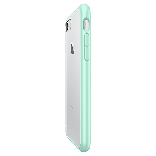 Spigen Ultra Hybrid 4 7  Funda Transparente  Turquesa - Fundas para tel  fonos m  viles  Funda  Apple  iPhone 7  11 9 cm  4 7    Transparente  Turquesa 