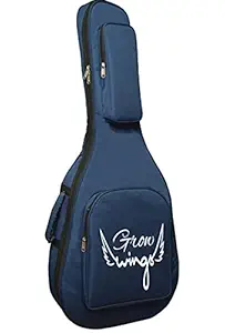 Grow wings Acoustic Guitar Bag For All Size Guitars Heavy Nylon Material Fabric Full heavy Padded Guitar Bag