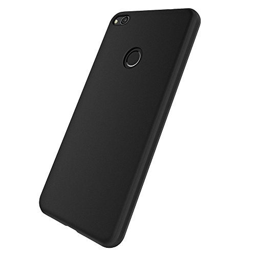 Huawei P8 Lite 2017 Hülle Case, Elekin Soft-Flex Capsule Premium Schwarz TPU Matte Oberfläche Cover Handyhülle Schutzhülle Schmaler Telefonschutz für das Huawei P8 Lite 2017 – Schwarz - 4