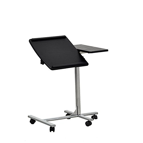 Einstellbare Laptop Schreibtisch Sofa Nachttisch Coavas 5 Verstellbare Höhe Starke Laptop Schreibtischständer Notebook Computer Tisch mit Rädern (schwarz)