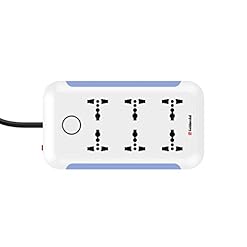 Alternative view of Goldmedal i-Strip High-Grade Extension Board | 6 Universal Sockets | 2-Meter Extension Cord with Surge Protector | Master Switch & LED Indicator | Multi Plug Socket for Home & Office | (White)