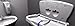 Vectair Systems Babychanging table Polyethylene Design - Vertical wall mounting, Couleur:Granit clair
