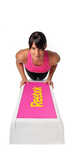 Reebok Color Line Step Steppbrett Stepper Fitness Workout inkl. DVD magenta - 4