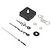 Produktbild HibiscusElla 1 Set Quiet Silent Mode Quartz Wall Clock Movement Mechanism Black Hands DIY Repair Parts Kit Set Accessory