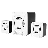 Genießen Sie unerwartete Stereomusik: Ein gleichmäßiger und unverzerrter Bass-Soundeffekt mit Stereoklang, der der perfekten Klangqualität näher kommt, bietet Ihnen ein echtes und natürliches Stereovergnügen in der Musik.