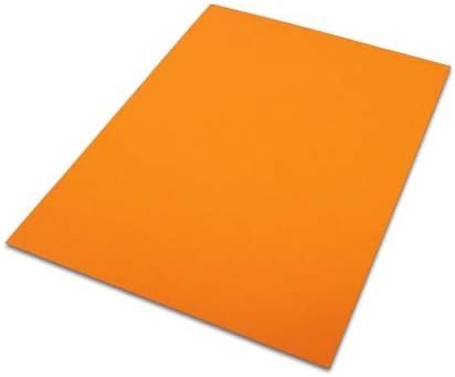 50 Sheets Card A4 220gsm Craft Card - Bright Orange - BCOA450