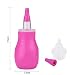 Yakamoz 3 in 1 Baby Nasal Aspirator with Medicine Dropper |BPA Free and FBA Approved Food Grade Silicone |for Infants and Toddlers Nose Cleaning