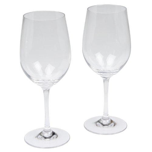 Camp4 929092, 2er-Set Weinggläser in transparent, 360ml