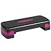 Produktbild Ultrasport Step Steppbrett, Aerobic Fitness Stepper, Höhenverstellbar, Pink, Schwarz/Rosa