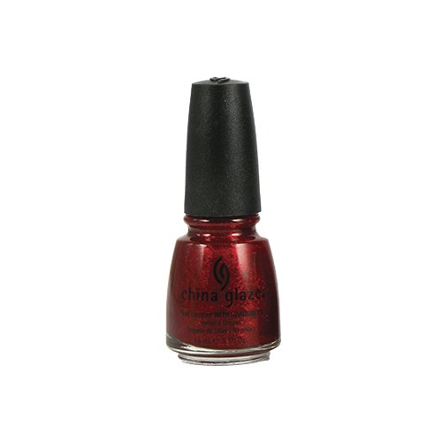 China Glaze Ruby Pumps Nail Polish Lacquer with Hardeners 14ml