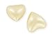 Box of 24 oil bath beads - hearth shaped - fragrance vanilla