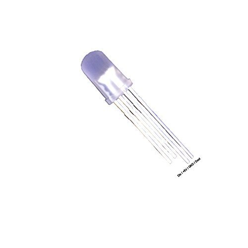 10 x LED 5mm PL9823-F5 (bgl. WS2812 B) RGB integrierter Controller