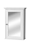Premier Housewares Portland Wall Cabinet, 53 x 34 x 15 cm - White (Kitchen &amp; Home)