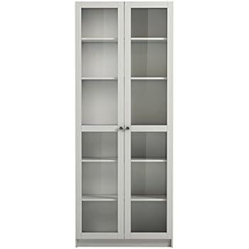 Steens Anette Glastüren Set, 80 x 193 x 2 cm (B/H/T), MDF, Weiß: Amazon