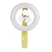 Produktbild JIAWEI LED-Ringfüllleuchte - USB-Mini-Lüfter Mit Bunter Klemmleuchte - Für Fotos Und Live-Übertragungen,Yellow
