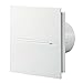 Produktbild Der Lüfter / Badlüfter / Ventilator / ORIGINAL VENTS Lüfter Ventilator 100 QUIET-STYLE TIMER HYDRO / Feuchtigkeitssensor / Nachlauf / sehr leise 24 /26 dB(A) / 100 mm / 90/99 m³/h / 7,5W energiesparend / Kugellager / Dämpfer / Rückschlagklappe / Vents Quiet-Style 100 TH