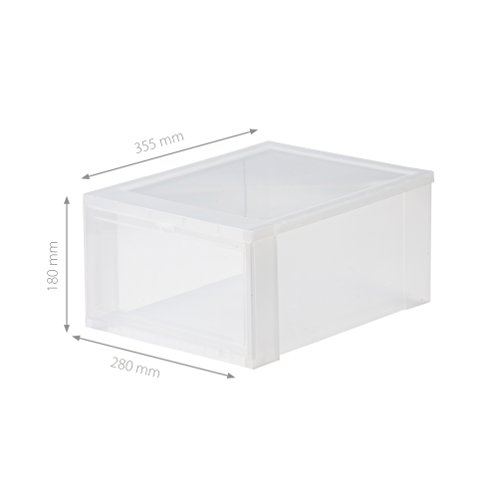 Iris Set von 3 Schuhboxen, Schuh aufbewahrungsboxen, Schuhschachtel, Schuhaufbewahrung, Schuhkasten, 137007 - 2