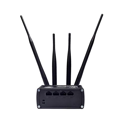 Teltonika RUT950 Negro Equipo de Red 3G UMTS - Dispositivo de Internet móvil (300 Mbit/s, 10,100 Mbit/s, 850,900,1900,2100 MHz, 850,900,1800,1900 MHz, 64-bit WEP,128-bit WEP,WPA,WPA2, Negro)