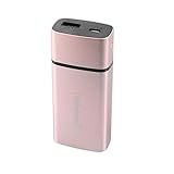 Metal finisch Intenso Powerbank PM5200 externes Ladegerät (für Smartphone/Tablet PC/MP3 Player/Digitalkamera (5200mAh) metal finish) rosé