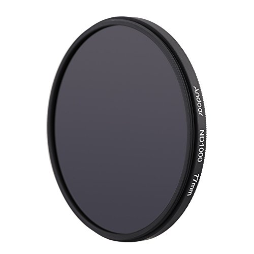 Andoer Filtre de densit   neutre des Fader Andoer 77mm ND1000 10 Stop pour reflex num  rique Nikon Canon