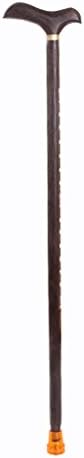 HAIYING Walking Stick Everyday Gents Walking Stick Carved Wood Cane Elderly Solid Wood Cane Logs Elderly Gifts 88cm