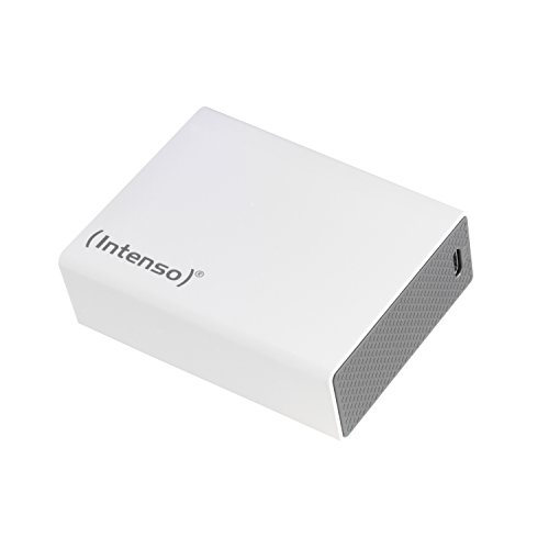 Intenso 7333522 Powerbank ST6600 Soft Touch externes Ladegerät (6600mAh) für Smartphone/Tablet PC/MP3 Player/Digitalkamera weiß - 2