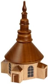Rudolphs SchatzkisteMiniatures Seiffener church - nature height of approx. 7 cm wood Erzgebirge