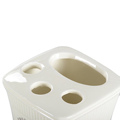 3er-Set Badserie WC Garnitur Zahnputzbecher Zahnbürstenhalter Seifenspender - 5