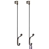 VERSATILIDAD: Este juego está compuesto por 2 versátiles colgadores de ropa, que se pueden colgar en puertas de armarios o habitaciones para ordenar pañuelos, chaquetas, toallas o bolsos.
