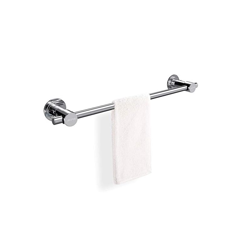 BOPai 60CM Single vacío Ventosa Toallero De Barra Toallero Para Baño